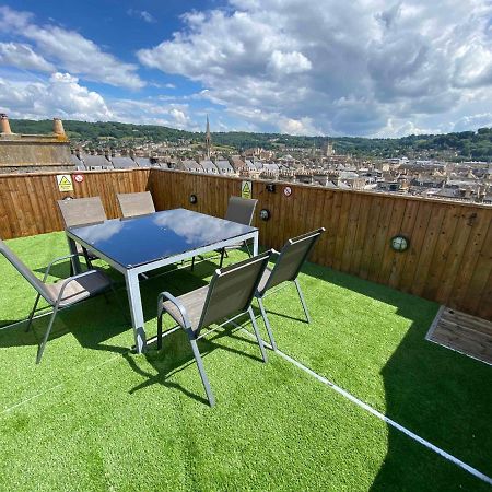Bath Roof Terrace Apartment, City Centre, Sleeps Up To 8 المظهر الخارجي الصورة
