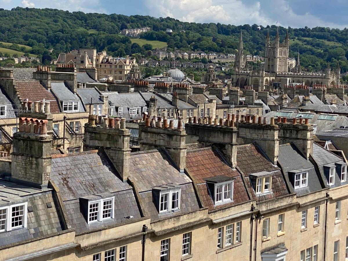 Bath Roof Terrace Apartment, City Centre, Sleeps Up To 8 المظهر الخارجي الصورة